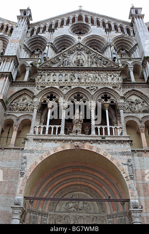 Ferrara Kathedrale (Basilica Cattedrale di San Giorgio), Ferrara, UNESCO World Heritage Site, Emilia-Romagna, Italien Stockfoto