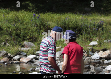 Italienische älteres Ehepaar, Italien Stockfoto