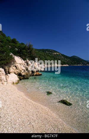 Griechenland, Ionische Inseln, Kefalonia, Antisamos Strand Stockfoto