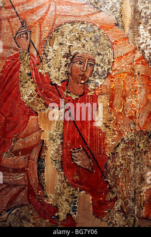 St. George (16. Jahrhundert), Wolyn Ikone, Museum, Luzk, Volyn Oblast, Ukraine Stockfoto