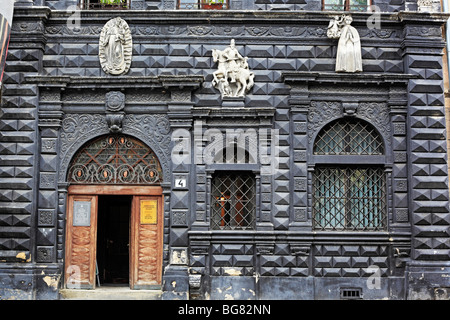 Das Schwarze Haus am Marktplatz (1577), Lemberg, Lviv Oblast, Ukraine Stockfoto