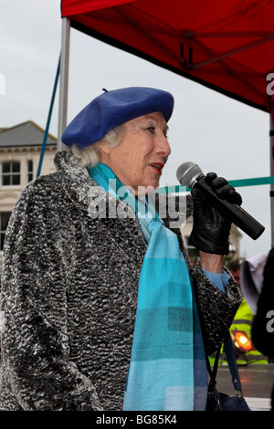 Dame Vera Lynn Dezember 2009. Stockfoto