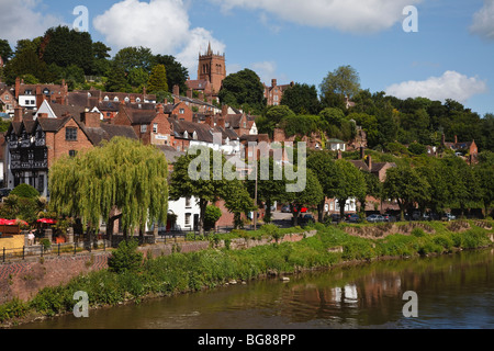 Bridgnorth und den Fluss Severn, Shropshire, England, Vereinigtes Königreich Stockfoto