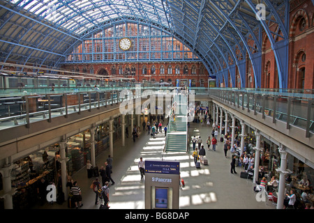 Bahnhof St. Pancras, London, England Stockfoto
