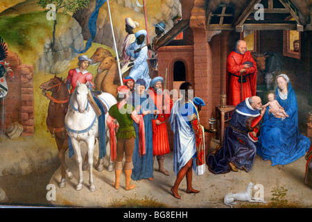 Memling, Hans, Advent und Triumph Christi (1480), Malerei in der alten Pinakothek, München, Bayern, Deutschland Stockfoto