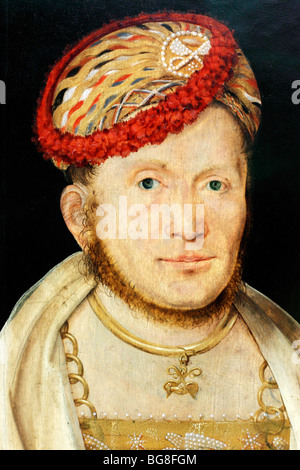 Kulmbach, Hans Süss von, Porträt der Markgraf Casimir von Brandenburg (1511), Alte Pinakothek, München, Bayern, Deutschland Stockfoto