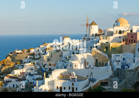 Dorf Oia auf Santorin, Griechenland Stockfoto