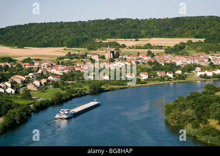 Moselle (57): Contz-Les-Bains Stockfoto