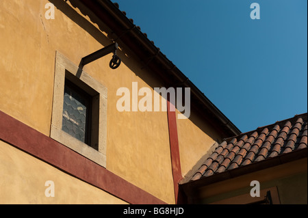 Teil von einem schönen Haus in Prag Stockfoto