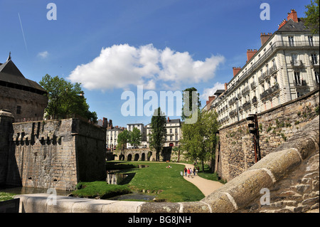 Nantes (44): "Rue Prémion" Straße Stockfoto