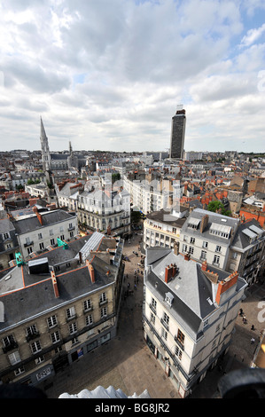 Nantes (44): Viertel Bouffay Stockfoto