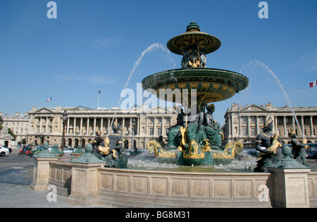 Concorde-Platz (Place de le Condorde). Paris. Stockfoto