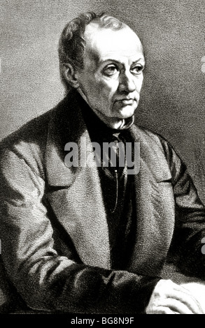 COMTE, Auguste (Montpellier, 1798-París, 1857). Französischer Philosoph und Soziologe. Stockfoto