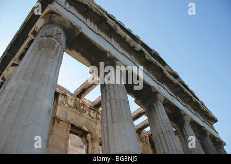 Tempel des Hephaistos oder Theseion. Agora von Athen. Griechenland. Stockfoto