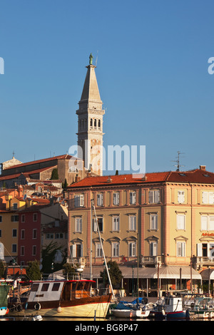 Der Hafen von Rovinj Istrien Kroatien Stockfoto