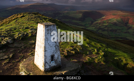 Gipfel der Zuckerhut, in den Black Mountains in Wales Stockfoto
