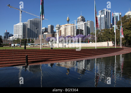 Tumbalong Park-Darling Harbour-Sydney-NSW-Australien Stockfoto