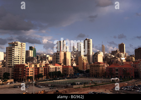 Arabische arabisches Arabisch Asien Hochbau Zentrum Konflikt Innenstadt Ost Gemmayze Gordon Campbell Gray Hotel Le Gray Stockfoto