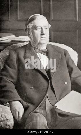 Sir William George Granville Venables Vernon Harcourt, 1827 bis 1904. Britischer Jurist, Journalist und liberale Staatsmann. Stockfoto