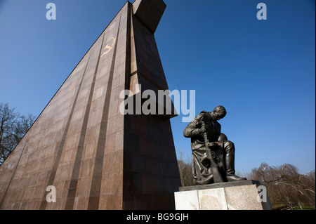 Berlin 2009.der sowjetischen Ehrenmal im Treptower Park, im ehemaligen Ostteil Stockfoto