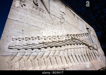 Berlin 2009.der sowjetischen Ehrenmal im Treptower Park, im ehemaligen Ostteil Stockfoto