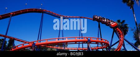 Scorpion Achterbahn, Busch Gardens Tampa Bay, Florida Stockfoto