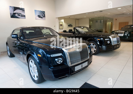 Rolls Royce Autohaus in Mayfair, London, England, UK Stockfoto