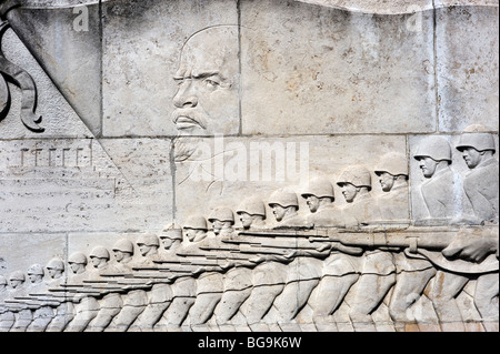 Berlin 2009.der sowjetischen Ehrenmal im Treptower Park, im ehemaligen Ostteil Stockfoto