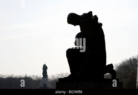 Berlin 2009.der sowjetischen Ehrenmal im Treptower Park, im ehemaligen Ostteil Stockfoto