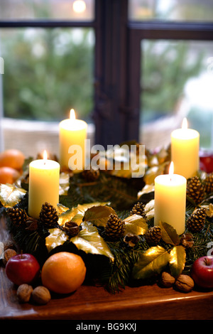 Advent Dekoration Stockfoto