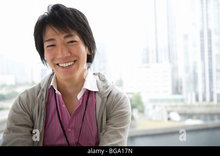 Porträt des jungen Mannes Stockfoto