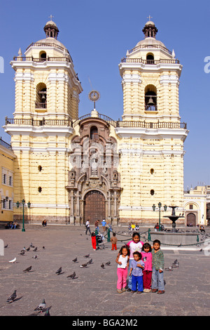 San Francisco-Kloster, Lima, Peru, Südamerika Stockfoto