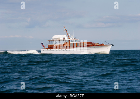 Motoryacht ANNABELLE Stockfoto