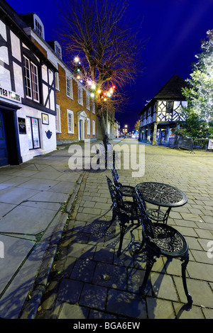 Royal Wootton Bassett High Street Stockfoto