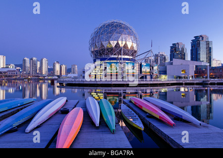 TELUS World of Science, False Creek, Vancouver, Britisch-Kolumbien, Kanada Stockfoto