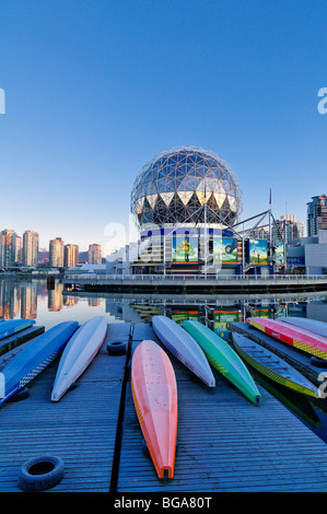 TELUS World of Science, False Creek, Vancouver, Britisch-Kolumbien, Kanada Stockfoto