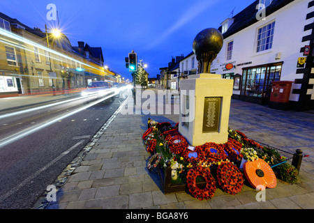 Royal Wootton Bassett High Street Stockfoto