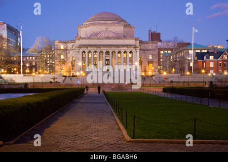 Niedrige Bibliothek, Campus der Columbia Universität in New York City Stockfoto