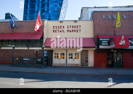 Essex Street Market in Lower East Side in New York City Stockfoto