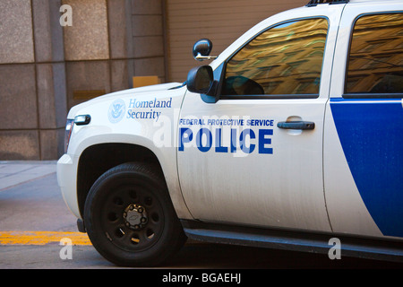 Homeland Security Fahrzeug in Manhattan, New York City Stockfoto