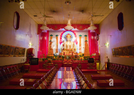 Mahayana buddhistischen Tempel in Chinatown in New York City Stockfoto