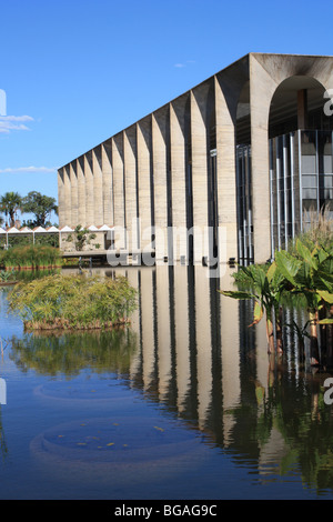 Itamaraty Palace, Auswärtiges Amt, Brasilia, Oscar Niemeyer Stockfoto