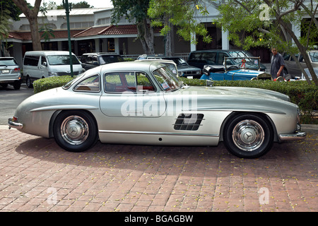 Mercedes Benz 300SL Gullwing Vintage classic Automobil. S. E. Asien Thailand Stockfoto