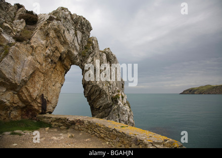 Porth Wen, Alte Ziegelei Stockfoto