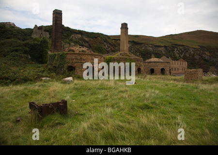 Porth Wen, Alte Ziegelei Stockfoto