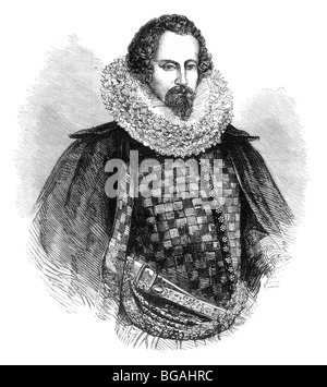 Porträt von Robert Devereaux, 2. Earl of Essex Stockfoto