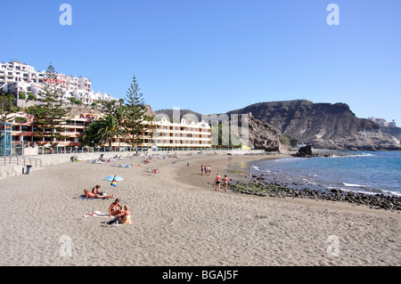 Playa del Cura, Gemeinde Mogan, Gran Canaria, Kanarische Inseln, Spanien Stockfoto