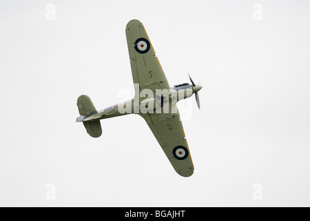 Shuttleworth - Hawker SeaHurricanE 1 b Kämpfer von 1941. Rolls-Royce Merlin III-Motor - 1080hp. oben Höchstgeschwindigkeit 315 km/H 8.3 Bräunung Stockfoto