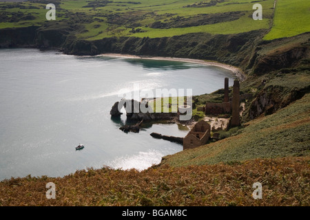 Porth Wen, Alte Ziegelei Stockfoto