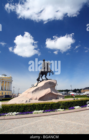 Peter 1-Denkmal in Sankt-Petersburg, Russland Stockfoto